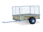 Country Mile Calf Trailer with cage 1.2m x 1.8m