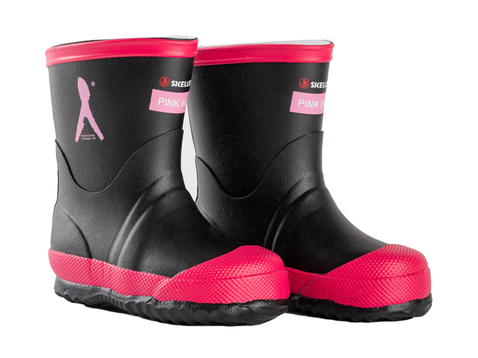 Skellerup Junior Pink Band Gumboots NZ Farm Source
